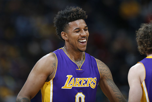 Los Angeles Lakers forward Nick Young, seen in March. (David Zalubowski/The Associated Press)