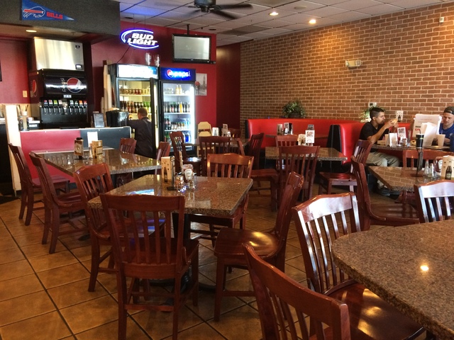 Sabatino's Authentic NY Pizza at 7660 W. Cheyenne Ave. is a haven for New York Giants fans. Jan Hogan/View