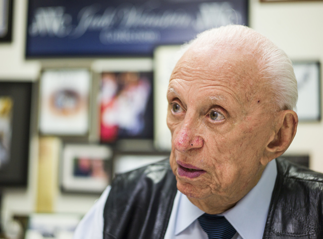 Jeweler Jack Weinstein, who opened Tower of Jewels in 1964, is interviewed ahead of his slated retirement at the store in Las Vegas on Thursday, Oct. 13, 2016. (Chase Stevens/Las Vegas Review-Jour ...