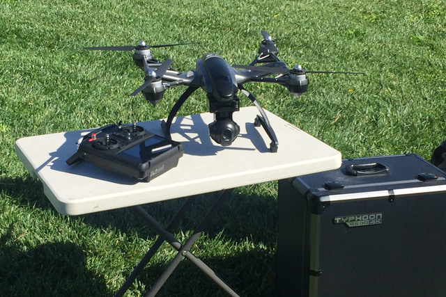 The Federal Aviation Administration has placed a temporary flight restriction from 11:30 a.m. to 9 p.m. Wednesday within a 3.7-mile radius of the Thomas & Mack Center. (Raven Jackson/Las Vegas ...