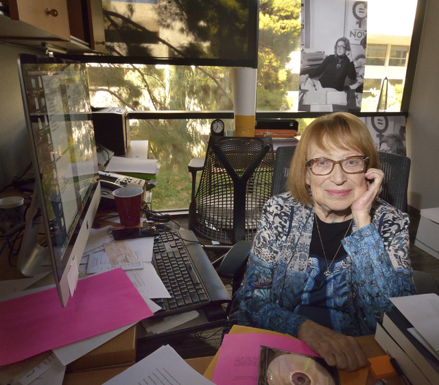 English professor Felicia Campbell is shown in her office in the Beverly Rogers Literature and Law Building at UNLV at 4505 S. Maryland Parkway in Las Vegas on Tuesday, Oct. 26, 2016. Bill Hughes/ ...
