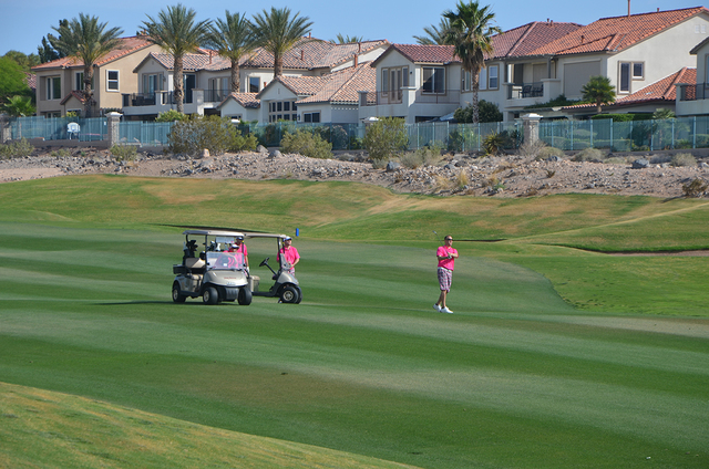 Golfers participate in 2014's We Heart Maggie Golf Tournament. The seventh annual event is planned for 11:30 a.m. May 23 at the Rio Secco Golf Club, 2851 Grand Hills Drive. The event is set to inc ...