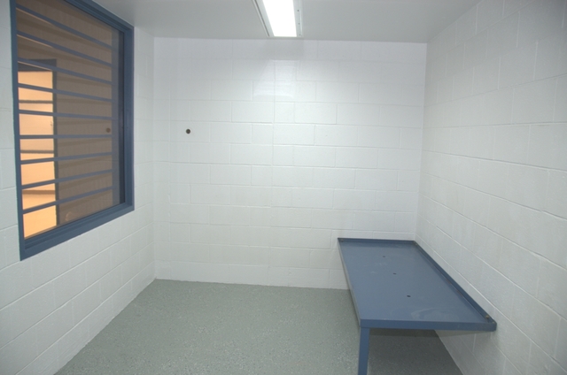The holding cell, or "last night cell" where the inmate is kept before the execution on Nov. 10, 2016. Courtesy the Nevada Department of Corrections