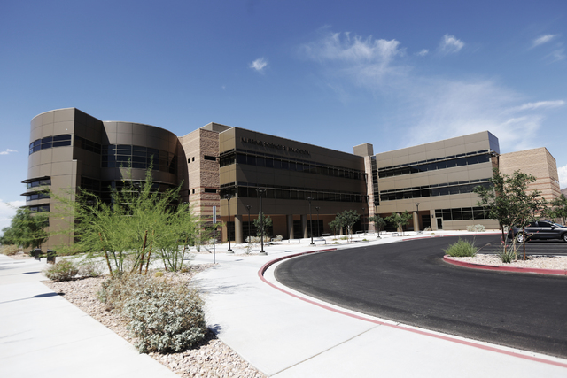 The Nursing, Science, and Education building is seen Wednesday, June 29, 2016, at Nevada State College in Henderson. (Rachel Aston/Las Vegas Review-Journal) Follow @rookie__rae