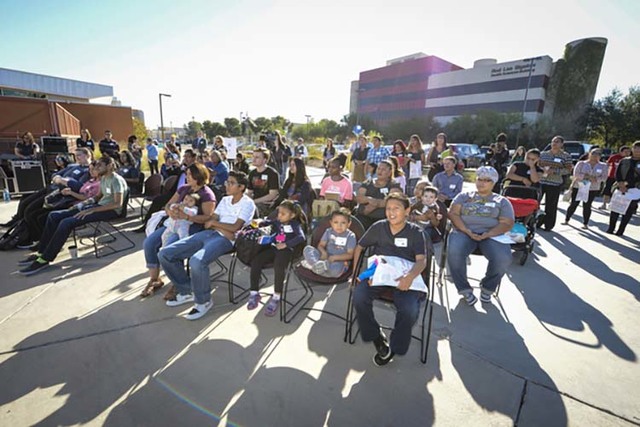 People attend the Abriendo Caminos/Opening Pathways Kickoff event at UNLV in Las Vegas, on Saturday, November 5, 2016. (Claudio Ferreiro/UNLV College of Education)