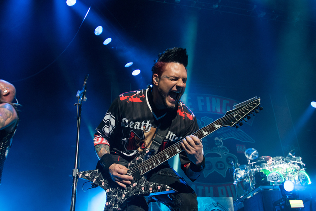 Five Finger Death Punch headlines T-Mobile Arena on Friday, Oct. 28, 2016, in Las Vegas. (Gene Boothe)