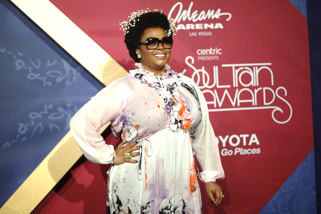 Jill Scott walks the red carpet at the Soul Train Music Awards on Sunday, Nov. 6, 2016, at the New Orleans Arena in Las Vegas. Rachel Aston/Las Vegas Review-Journal Follow @rookie__rae
