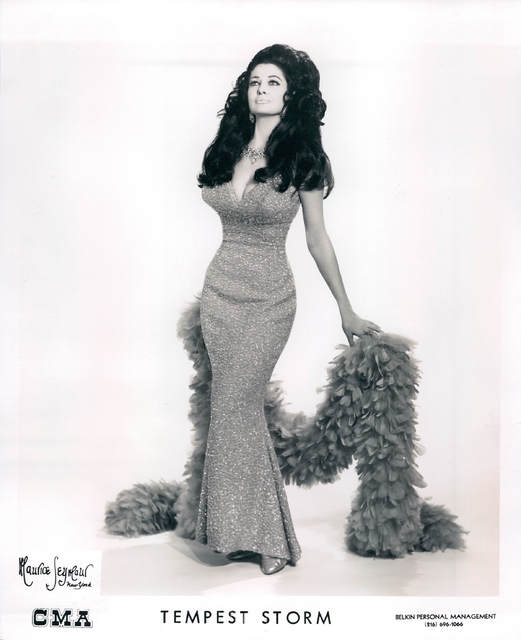 Tempest Storm in her heyday. (Courtesy/Burlesque Hall of Fame)