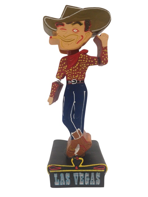 The National Bobblehead Hall of Fame and Museum rolled out a bobblehead for the iconic Fremont Street cowboy "Vegas Vic" this week. The 40-foot neon sign depicting a cigarette-smoking cowboy has b ...