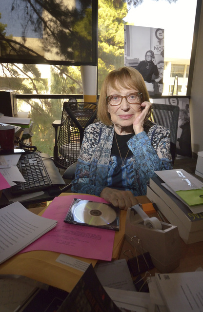 English professor Felicia Campbell is shown in her office in the Beverly Rogers Literature and Law Building at UNLV at 4505 S. Maryland Parkway in Las Vegas on Tuesday, Oct. 26, 2016. Bill Hughes/ ...