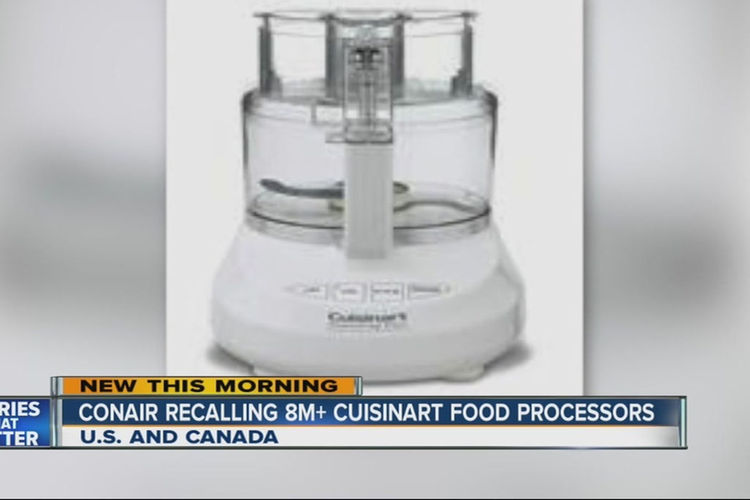 Cuisinart recalls 8M food processors after reports of broken blades in