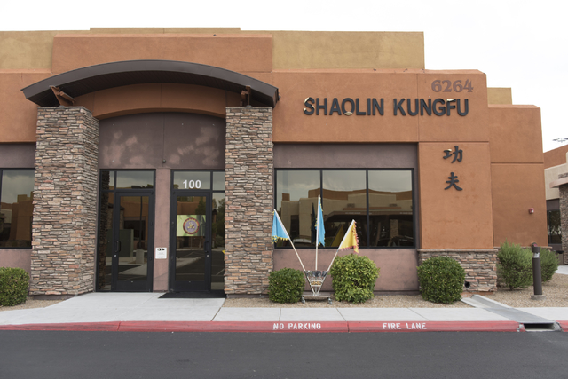 Shaolin Kungfu Chan at  6264 W. Spring Mountain Rd. #100 in Las Vegas is seen Friday, July 29, 2016. (Jason Ogulnik/Las Vegas Review-Journal)
