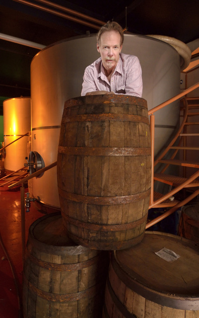 Jonathan Hensleigh, co-owner of Nevada H & C Distilling Co., in the distillery at 418 W. Mesquite Ave. in Las Vegas on Monday, Oct. 24, 2016. Bill Hughes/Las Vegas Review-Journal