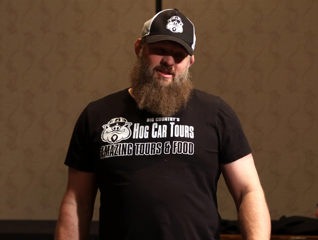 On Dec. 2, 2016, UFC heavyweight Roy Nelson showed up at The Ultimate Fighter 24 Finale weigh-in to apologize for kicking referee John McCarthy in his last fight. (Heidi Fang/Las Vegas Review-Jour ...
