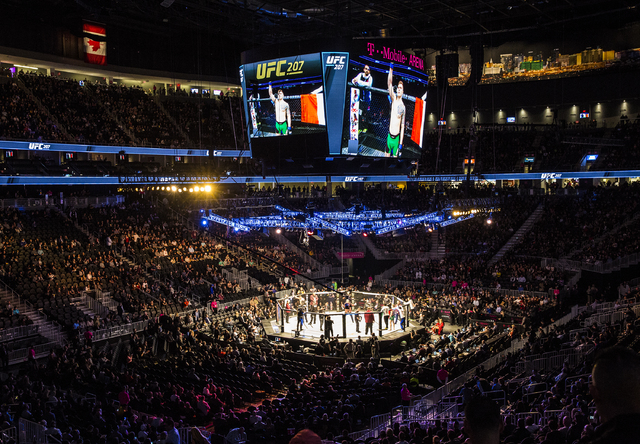 Prelim fights start during UFC 207 at T-Mobile Arena on Friday, Dec. 30, 2016, in Las Vegas. Benjamin Hager/Las Vegas Review-Journal
