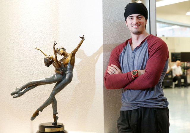 Nevada Ballet dancer Steven Goforth at Nevada Ballet Theatre in Las Vegas, Wednesday, Nov. 30, 2016. Goforth will perform in the role of Godfather Drosselmeyer in the NBT's annual "Nutcracker." (C ...