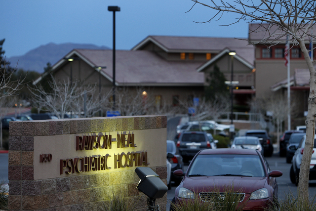 The Rawson-Neal Psychiatric Hospital is seen in Las Vegas Friday, Jan. 24, 2014. The outpatient clinic at the hospital closed down. (John Locher/Las Vegas Review-Journal)