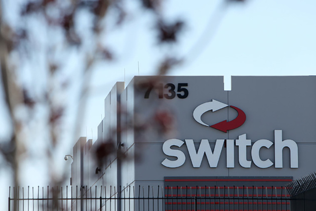 Switch data center near South Decatur Boulevard and West Warm Springs Road in Las Vegas is seen on Tuesday, April 21, 2015. (Erik Verduzco/Las Vegas Review-Journal) Follow @Erik_Verduzco