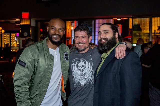 Tyson Beckford, left, at Hyde Bellagio on Friday, Jan. 20, 2017, in Las Vegas. (Hyde Bellagio)