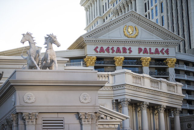 Caesars Palace hotel-casino in Las Vegas. (Chase Stevens/Las Vegas Review-Journal) @csstevensphoto