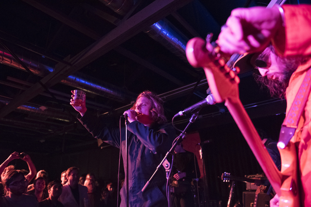 Ty Segall & The Muggers performs at Bunkhouse Saloon during final night of the Neon Reverb music festival in downtown Las Vegas, March 13, 2016. (Jason Ogulnik/Las Vegas Review-Journal)