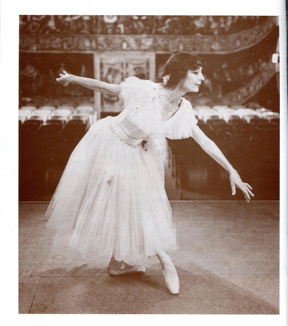 Marta Becket, shown in this undated photo on stage at the Amargosa Opera House, refurbished the theater and danced on the stage for more than 40 years. She died Monday at 92. 
Courtesy of Amargosa ...