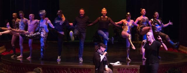 Rehearsal for the fifth-annual “One Night for One Drop” at Zumanity Theater at New York-New York on Tuesday, Feb. 7, 2017, in Las Vegas. (Tom Donoghue)