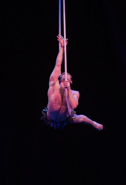 Rehearsal for the fifth-annual “One Night for One Drop” at Zumanity Theater at New York-New York on Tuesday, Feb. 7, 2017, in Las Vegas. (Tom Donoghue)