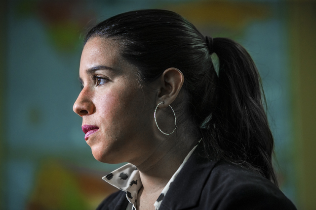 Yvanna Cancela will be the first Latina state senator in Nevada when she takes office on Feb. 6, 2017. (Benjamin Hager/Las Vegas Review-Journal)