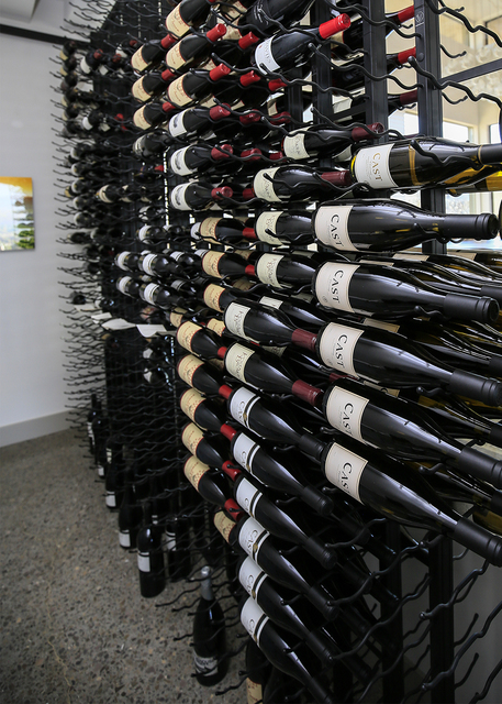 The wine room holds 3,000 bottles. (Elke Cote/Real Estate Millions)