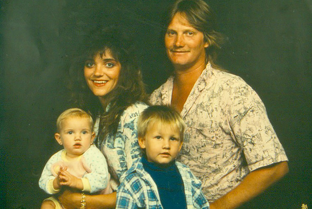 Randi Evers, bottom left, his father Mike Evers, his stepmother Tina Evers and his younger sister. (RJ file photo)