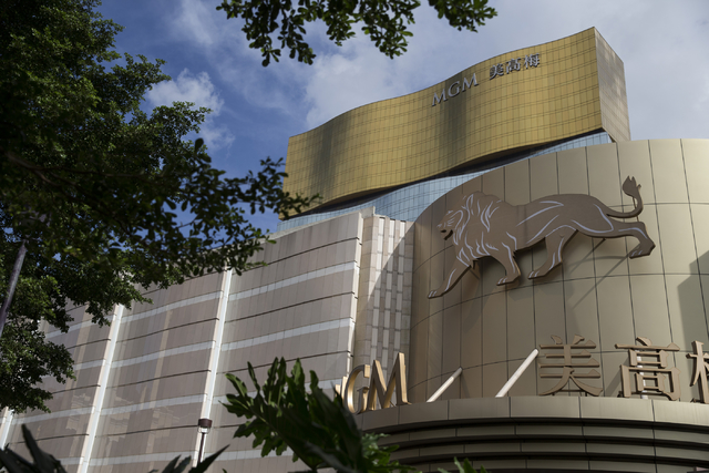 MGM Grand Macau hotel-casino is seen on Sunday, Sept. 11, 2016, in Macau. Erik Verduzco/Las Vegas Review-Journal Follow @Erik_Verduzco