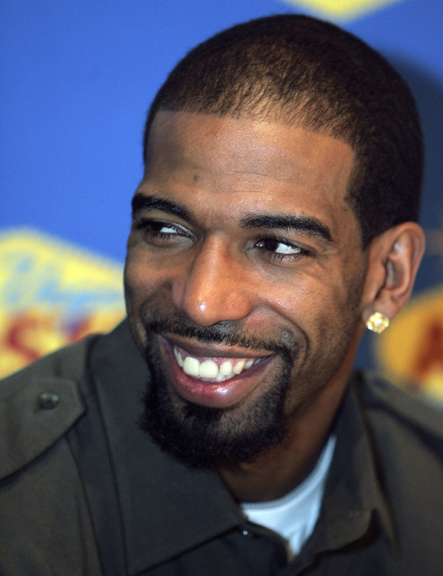 Eastern Conference NBA player R. Hamilton during media interviews at the Palms hotel-casino in Las Vegas on Friday, Feb. 16, 2007. (John Gurzinski/Las Vegas Review-Journal)