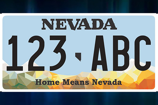 50 "Home Means Nevada" License Plates