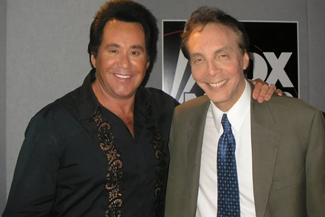 Alan Colmes, right, is pictured here with Wayne Newton in 2006. Colmes ...