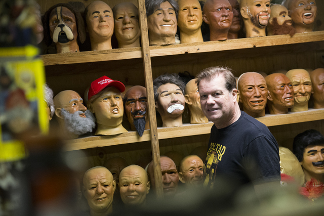 Olaf Stanton, owner of Characters Unlimited, at his company's workshop on Thursday, Feb. 2, 2017, in Boulder City. (Erik Verduzco/Las Vegas Review-Journal) @Erik_Verduzco