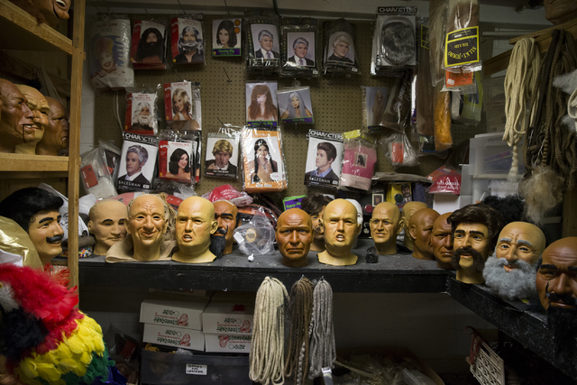 Character heads at various stages to complete at the Characters Unlimited workshop on Thursday, Feb. 2, 2017, in Boulder City. (Erik Verduzco/Las Vegas Review-Journal) @Erik_Verduzco