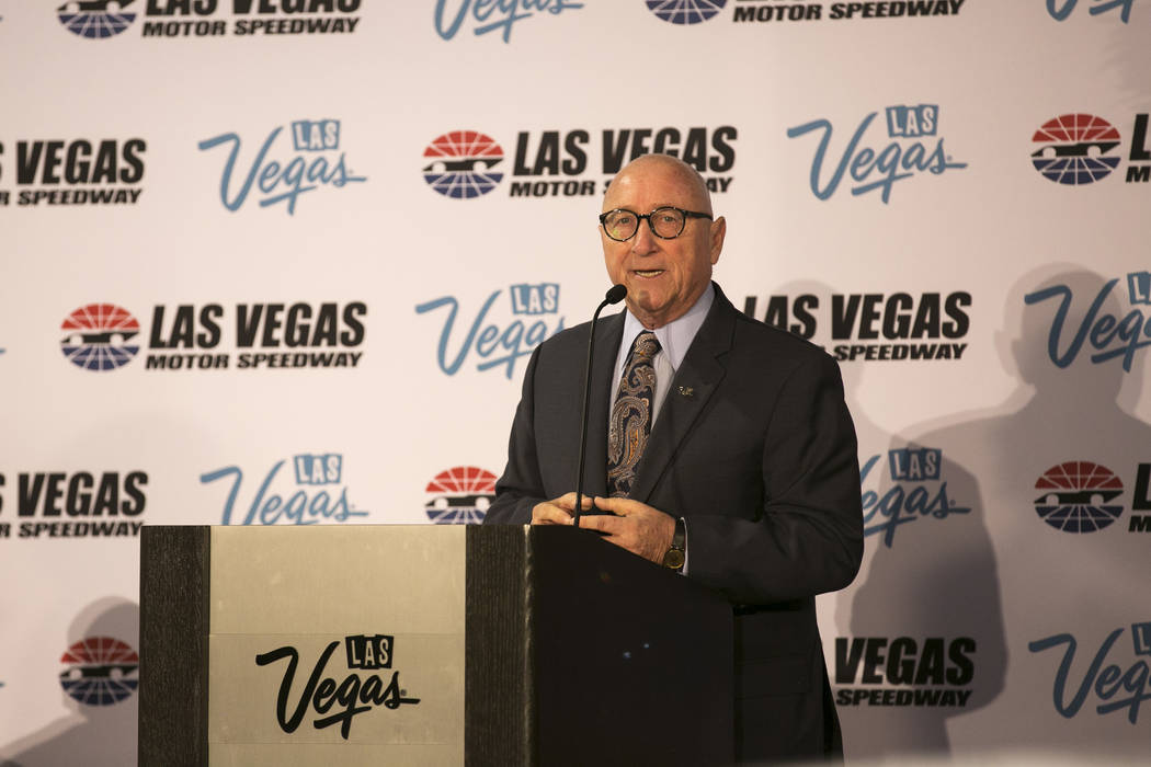 Rossi Ralenkotter, president and CEO of the Las Vegas Convention and Visitors Authority, speaks during a news conference at Cashman Center in Las Vegas on Wednesday, March 8, 2017. Officials annou ...