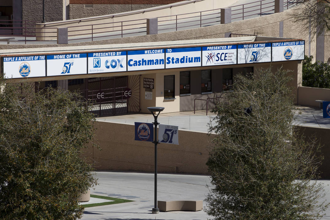 Cashman Field on Tuesday, March 14, 2017, in Las Vegas. (Erik Verduzco/Las Vegas Review-Journal) @Erik_Verduzco