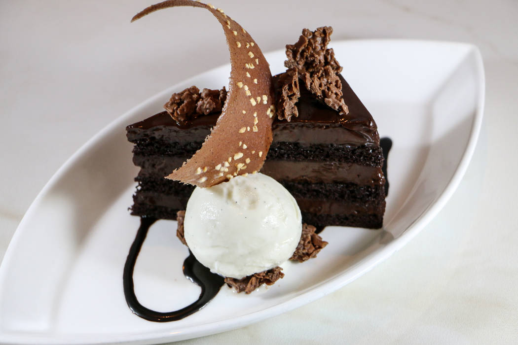 Chocolate layer cake from The Barrymore (Courtesy)