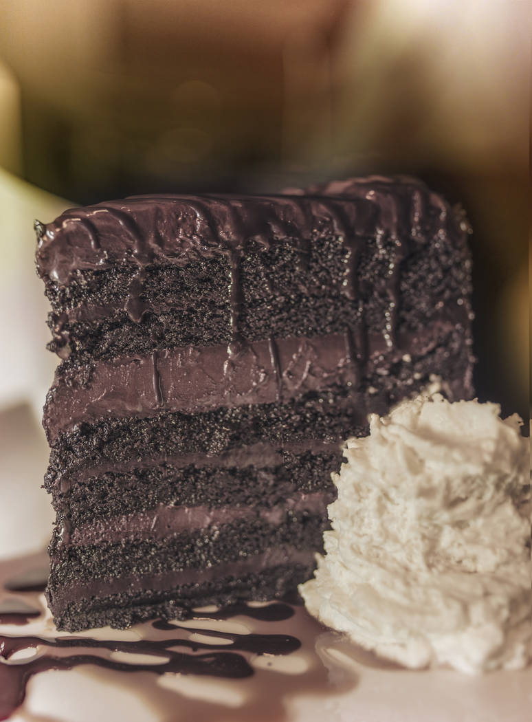 Mile High Dutch Chocolate Layer Cake (courtesy Cafe Americano)