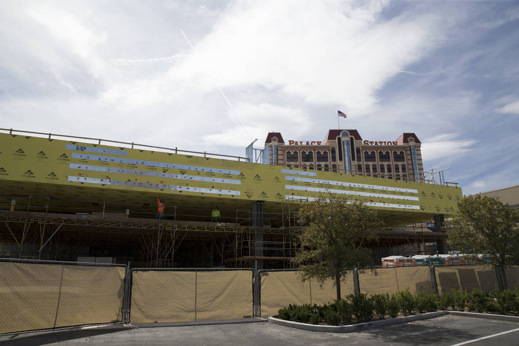 The construction site of a new building at Palace Station hotel-casino on Wednesday, March 15, 2017, in Las Vegas. (Erik Verduzco/Las Vegas Review-Journal) @Erik_Verduzco