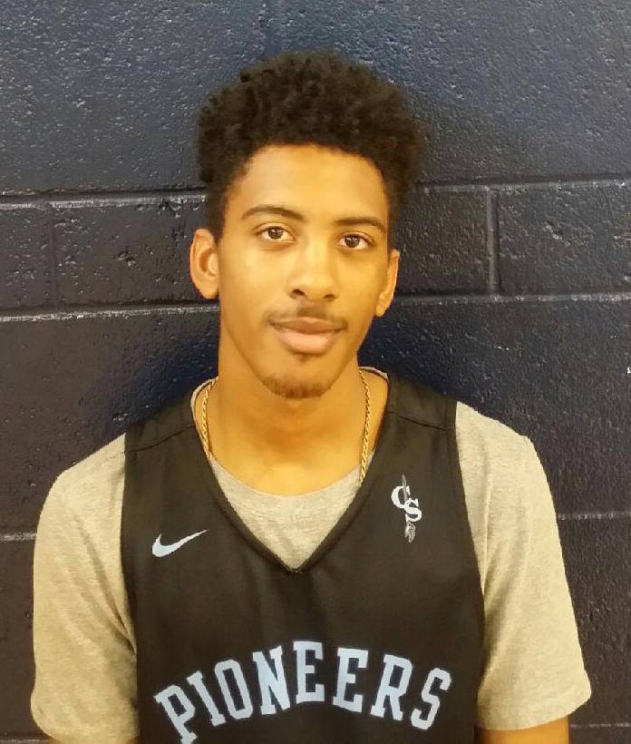 Christopher Hawkins, Canyon Springs (5-5, G): The senior was the Most Valuable Player in the Northeast League. He averaged 17.1 points in leading the Pioneers to an 8-0 mark in Northeast League pl ...