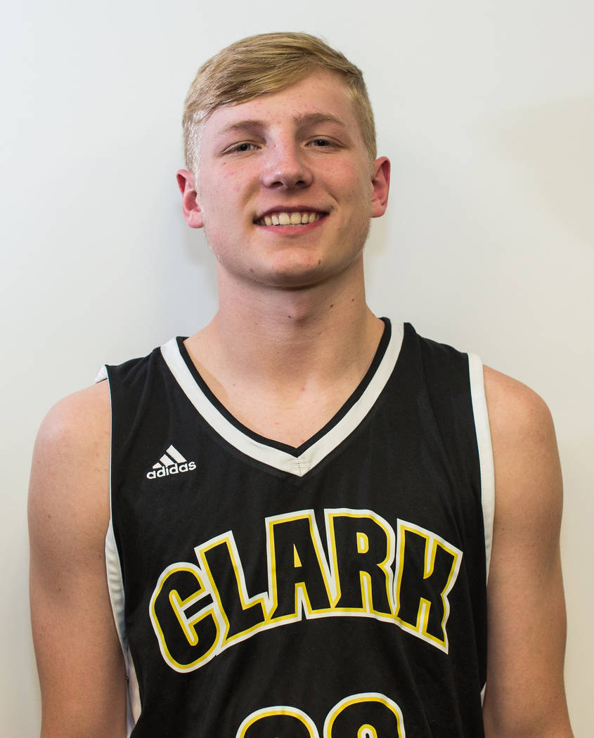 Trey Woodbury, Clark (6-3, G): The junior averaged 14.1 points, 3.2 rebounds and 2.4 assists in leading the Chargers to the Class 4A state championship game against Gorman. Woodbury was a first-te ...