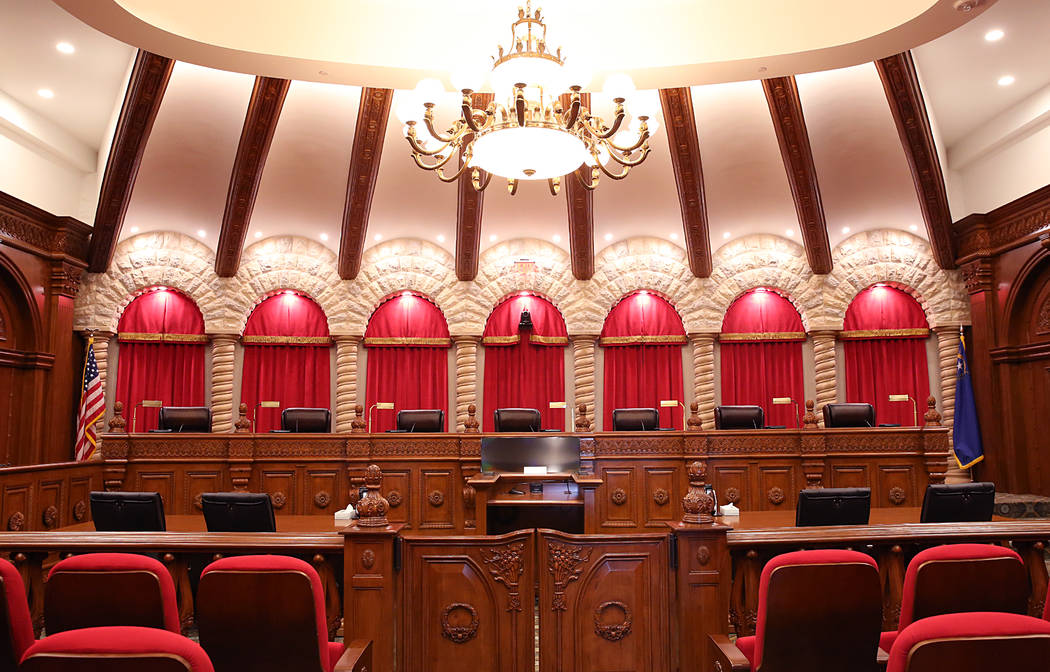 Justice Hardesty Gives Tour Of Nevada Supreme Court Building