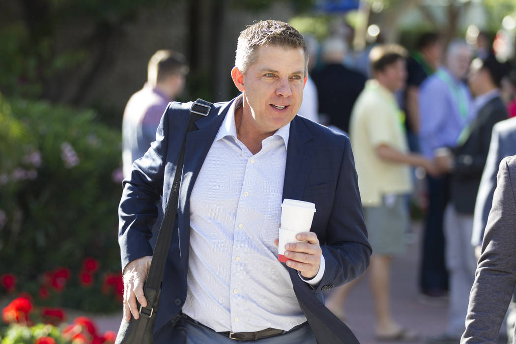 New Orleans Saints head coach Sean Payton during day two of the NFL Annual Meeting at the Arizona Biltmore Hotel on Monday, March 27, 2017, in Phoenix, Ariz.. (Erik Verduzco/Las Vegas Review-Journ ...