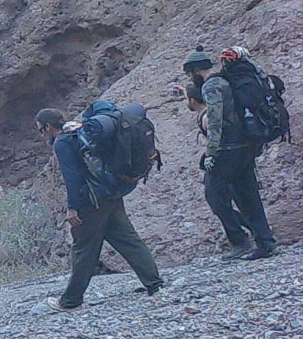The National Parks Service's Investigative Branch wants the public's help to identify these hikers who may have witnessed the theft earlier this year of fossilized footprints from Death Valley Nat ...