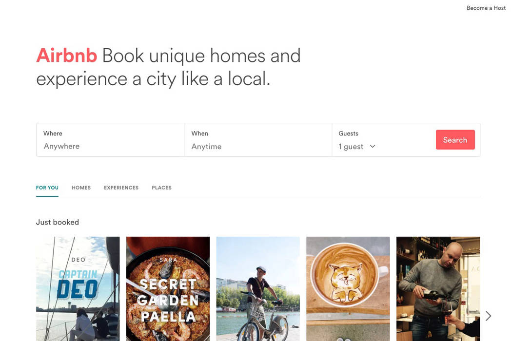 Rentals for fewer than 30 days have been forbidden in residential areas of the unincorporated county since 1998. (Screengrab/Airbnb.com)