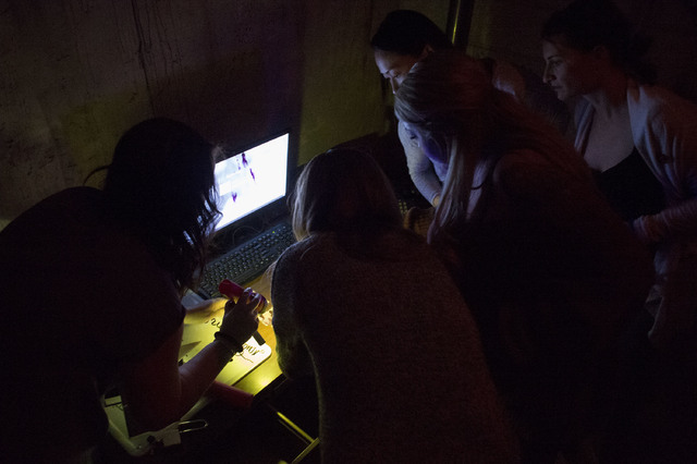 Participators work together in attempts to unravel clues at The Basement. Before beginning the game, the number one tip provided by The Basement staff was to communicate and work together as a tea ...