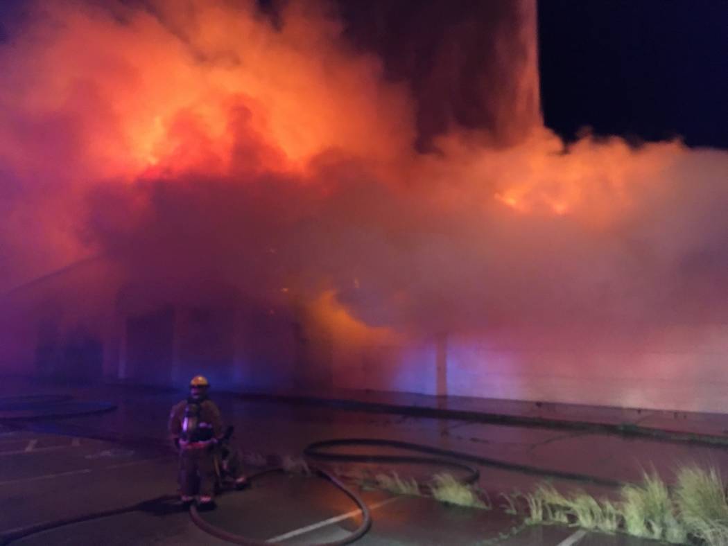Shocking Walmart fire pics reveal HUGE smoke cloud over Las Vegas store as  Clark County firefighters battle blaze